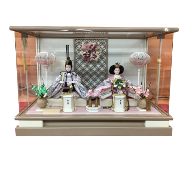 吉福　アクリルケース　親王飾り