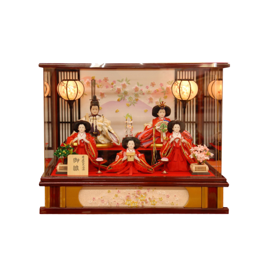 陽菜　アクリルケース　五人飾り